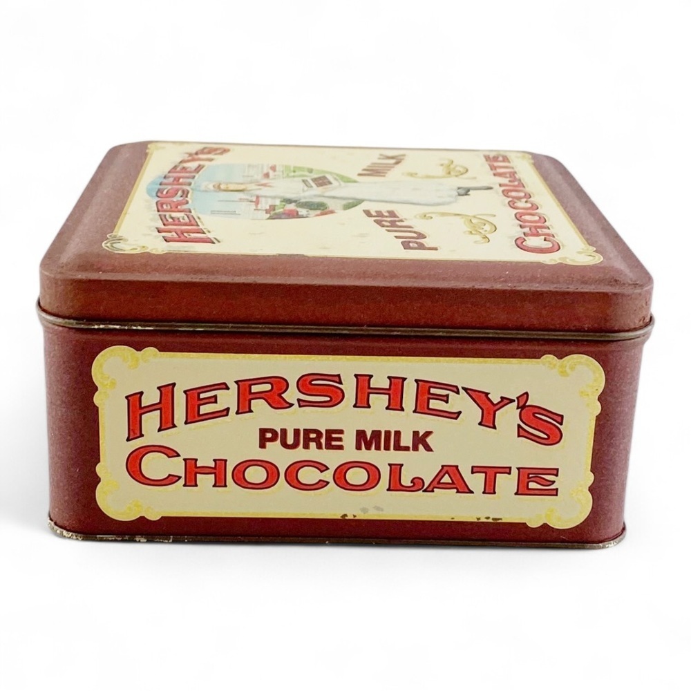 1992 Vintage Edition #2 Hersheys Pure Milk Chocolate Tin 1915 Hershey Girl​ - Picture 4 of 7
